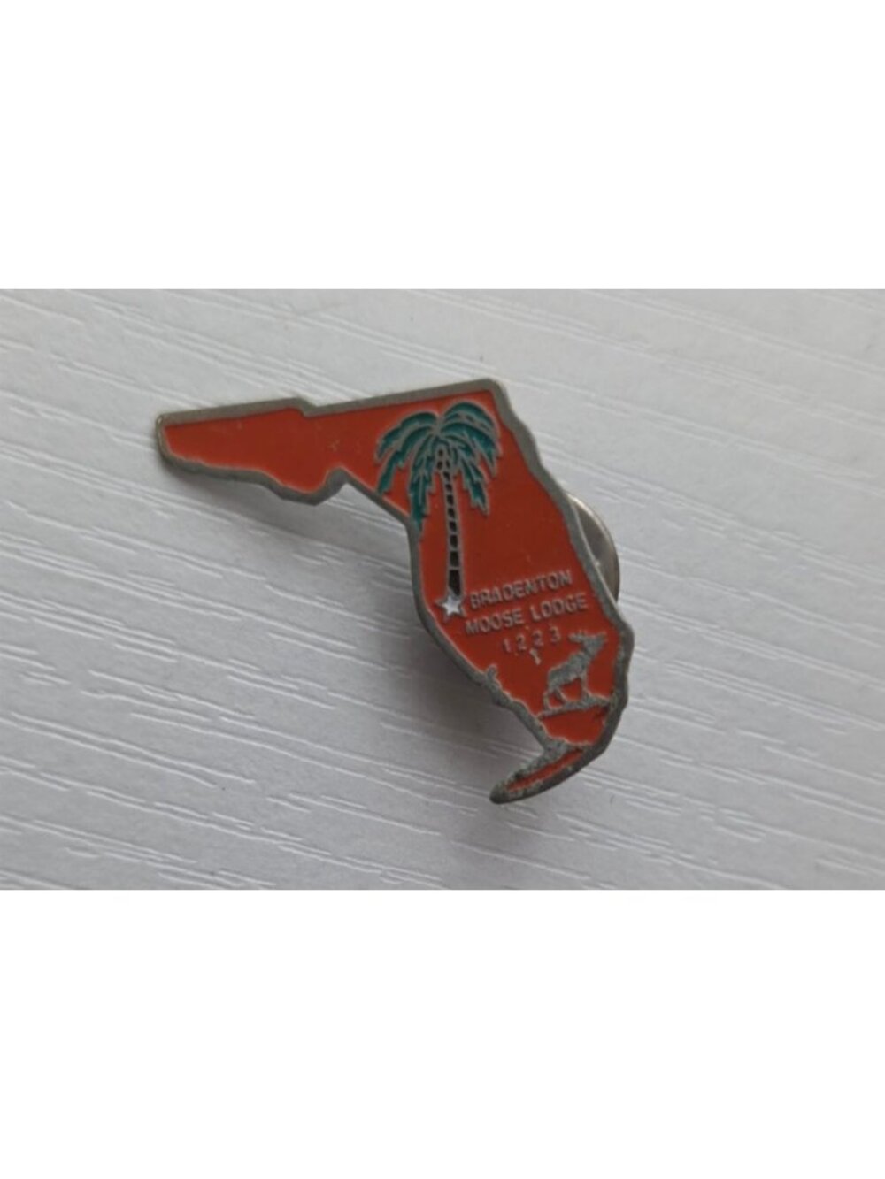 Vintage. Bradenton Moose Lodge 1223 Florida State Pin